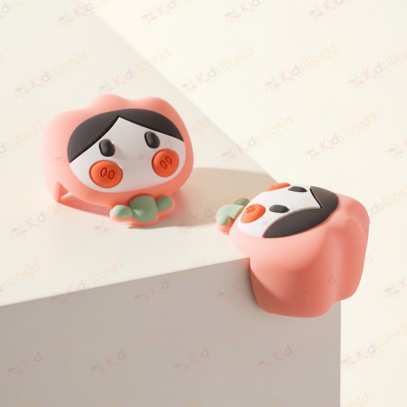 Sét 2 miếng bịt góc, bọc góc chống va đập an toàn cho bé, bịt góc bàn tủ silicone mềm dán 3M bảo vệ bé khi tập bò tập đi
