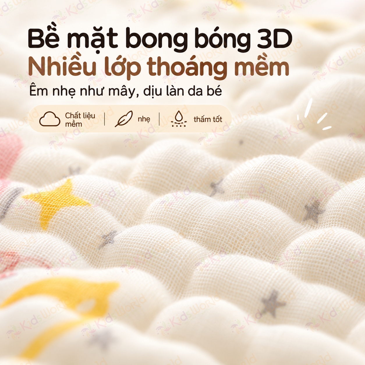 Set 5 khăn sữa cho bé sợi tre cotton 6 lớp họa tiết động vật nền màu pastel, mềm mại thấm hút mau khô kích thước 30x30cm
