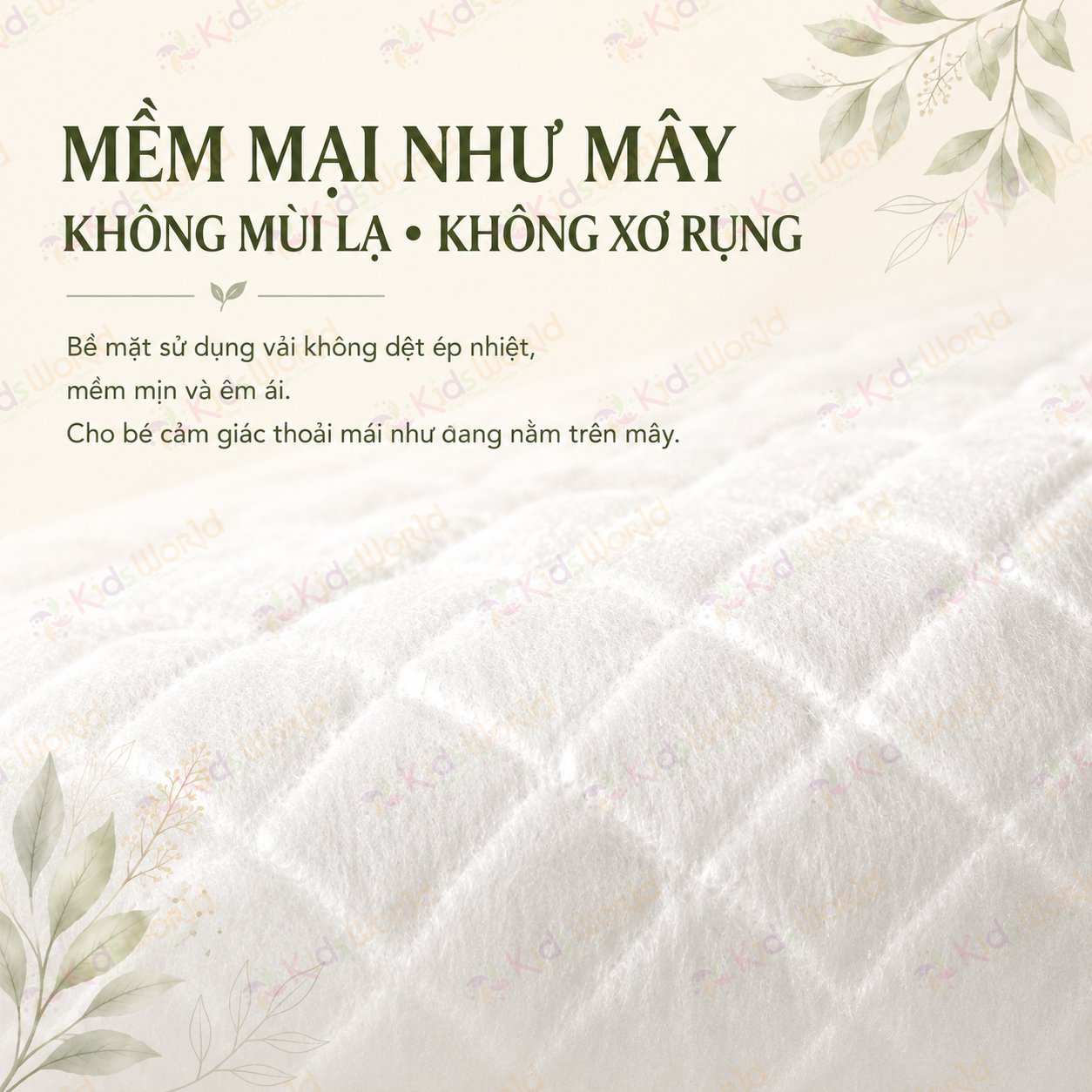 Tấm lót chống thấm dùng 1 lần Wai Isolation Pad thay tã bỉm cho bé & mẹ sau sinh mặt bông siêu mềm mại, thoáng khí, siêu thấm hút, chống thấm tuyệt đối