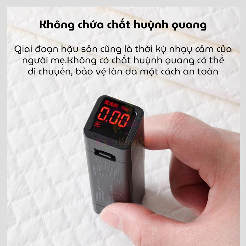 Tấm lót giường hậu sản cho mẹ sau sinh WAI Puerperal Nursing Pad phiên bản nâng cấp siêu dày bịch 10 miếng 60X90cm