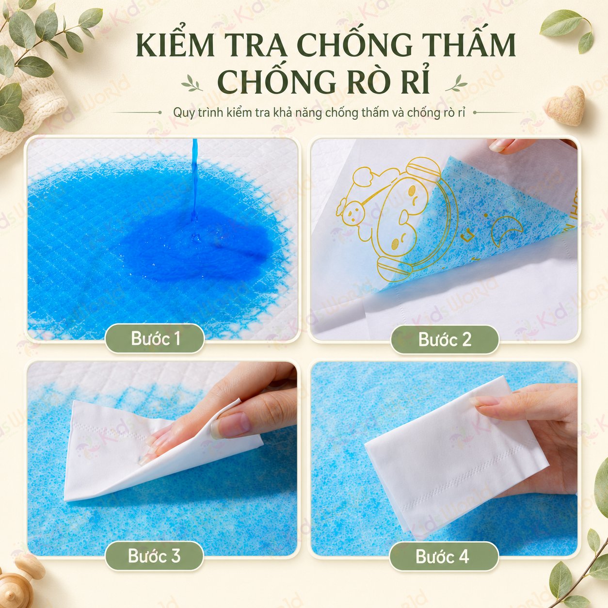 Tấm lót giường hậu sản cho mẹ sau sinh Wai Puerperal Nursing Pad phiên bản tiêu chuẩn tấm lót giường cho người già trẻ em thay tã