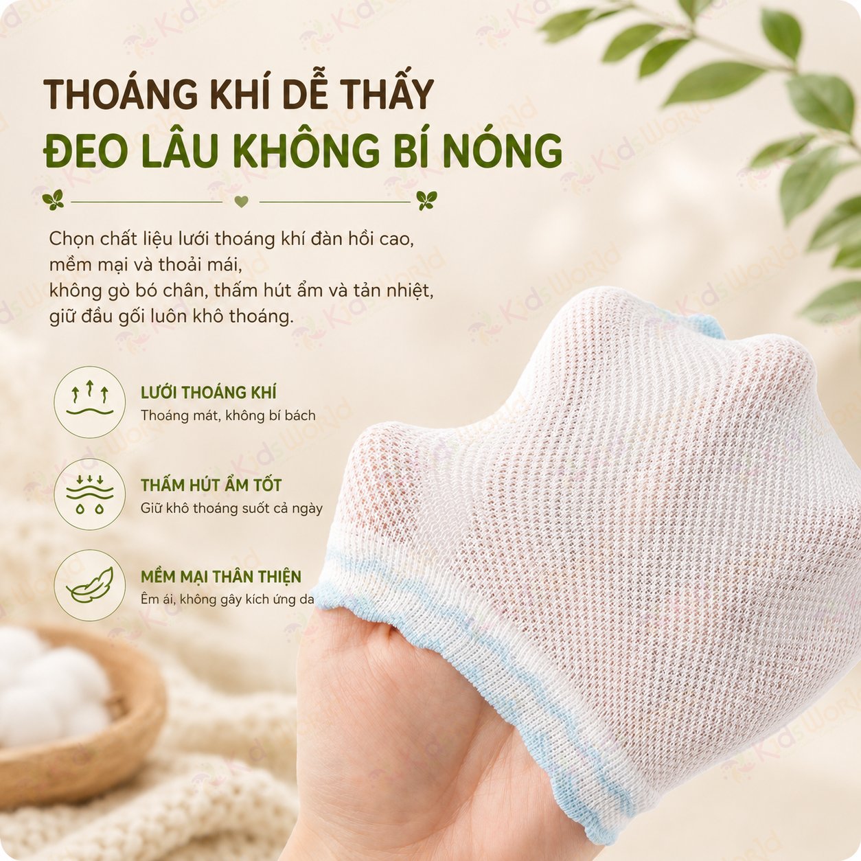 Tất vớ bảo vệ đầu gối cho bé tập bò, tập đi hoạ tiết cổ tích chống va đập, thoáng khí cao cấp
