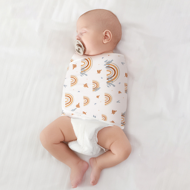 Túi ngủ, khăn quấn cho trẻ 0-1 tuổi giúp bé ngủ ngon chống giật mình, chất liệu 100% Cotton nguyên chất