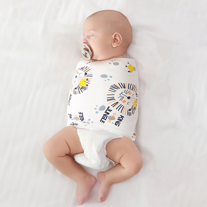 Túi ngủ, khăn quấn cho trẻ 0-1 tuổi giúp bé ngủ ngon chống giật mình, chất liệu 100% Cotton nguyên chất
