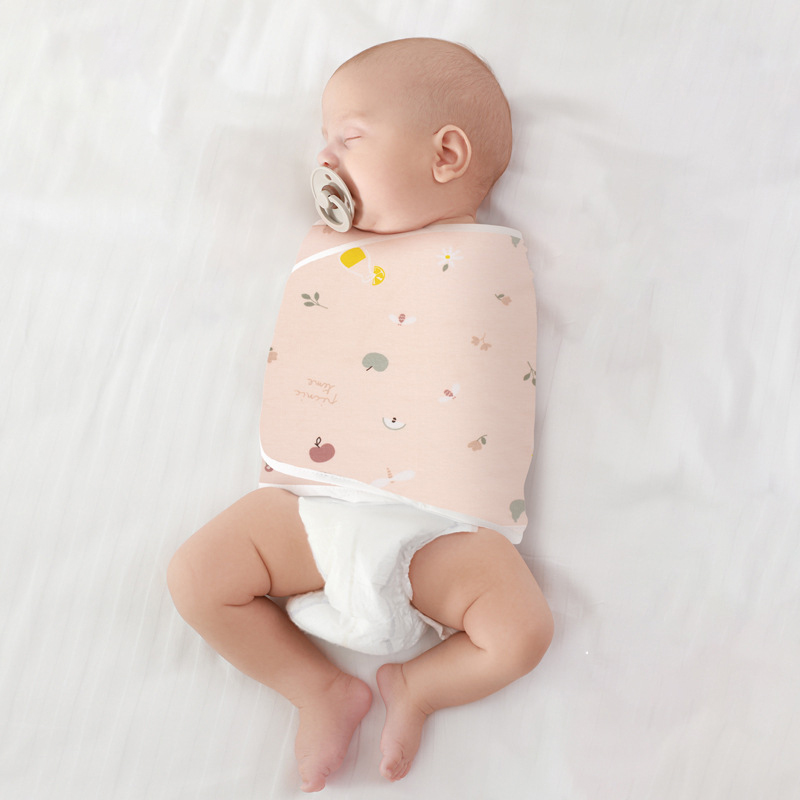 Túi ngủ, khăn quấn cho trẻ 0-1 tuổi giúp bé ngủ ngon chống giật mình, chất liệu 100% Cotton nguyên chất
