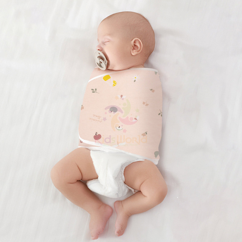 Túi ngủ, khăn quấn cho trẻ 0-1 tuổi giúp bé ngủ ngon chống giật mình, chất liệu 100% Cotton nguyên chất