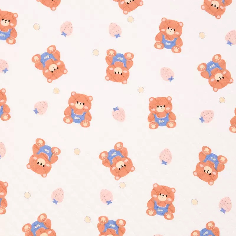 Vỏ gối chống trào ngược cho bé Bunny trần bông chống nôn trớ an toàn cho bé sơ sinh mềm mại không bí nóng lưng