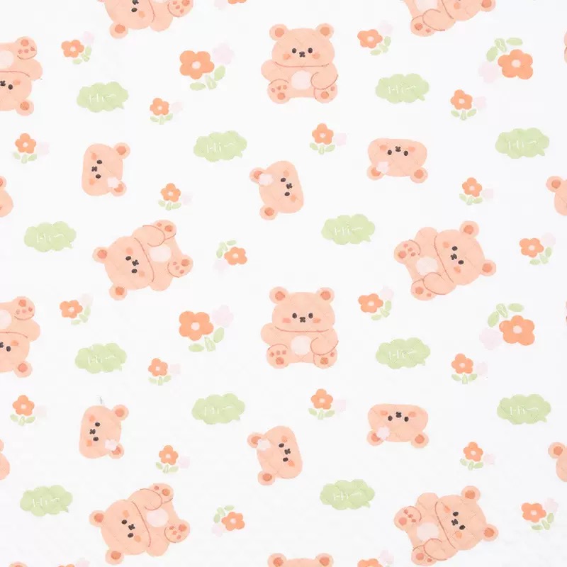 Vỏ gối chống trào ngược cho bé Bunny trần bông chống nôn trớ an toàn cho bé sơ sinh mềm mại không bí nóng lưng