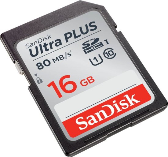 Sandisk SD Ultra16GB - 80MB/s