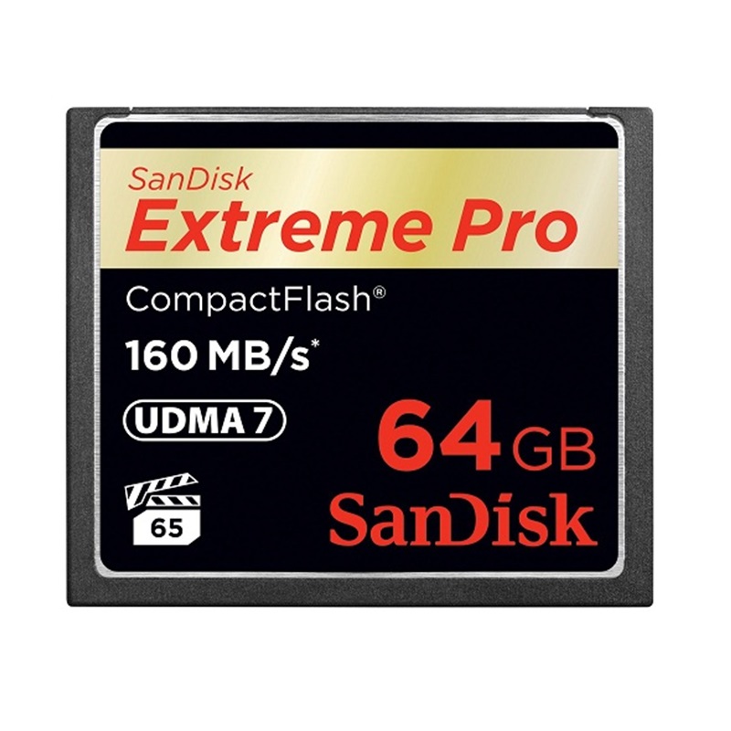 Thẻ Sandisk Extreme Pro CF 64GB 160Mb/s