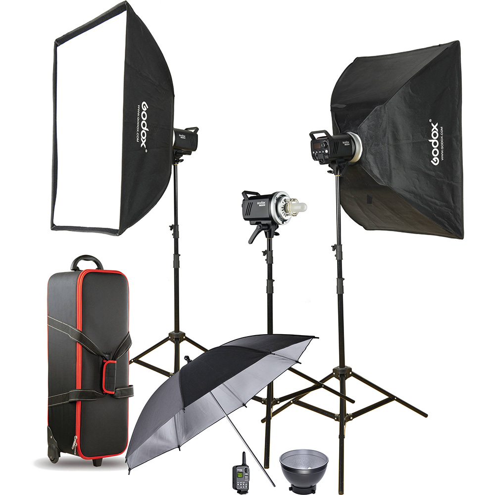 Bộ đèn Godox MS300 Studio Flash Kit (MS300II-D)