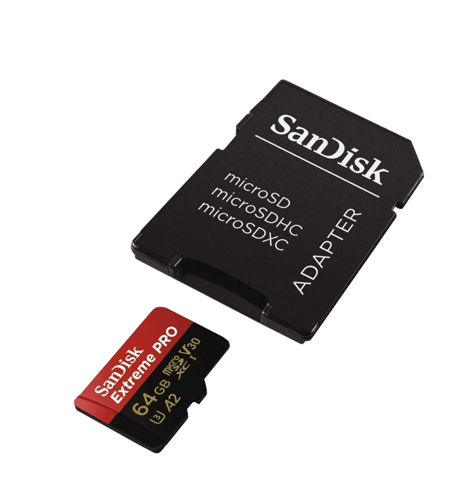 Micro SD Sandisk Extreme Pro 64GB 200mb/s-90mb/s