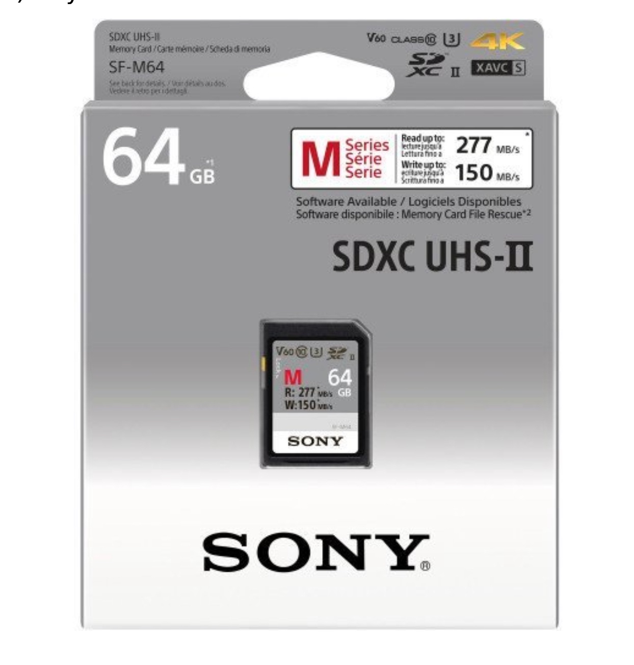 Thẻ Sony SD64GB tough M 277mb/s