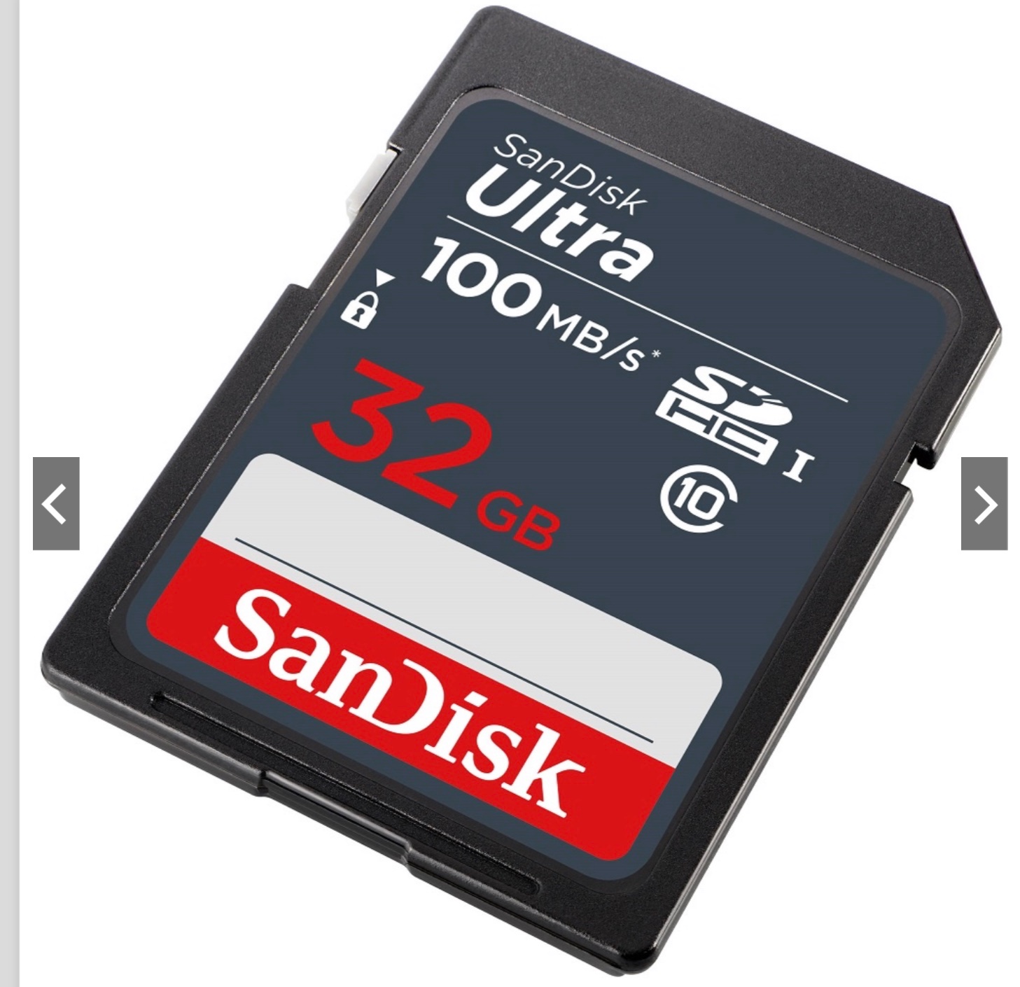 Sandisk SD Ultra 32GB - 100mb/s