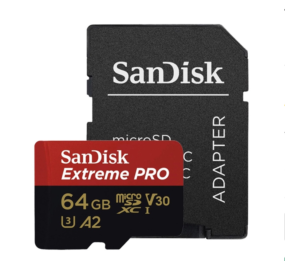 Micro SD Sandisk Extreme Pro 64GB 200mb/s-90mb/s