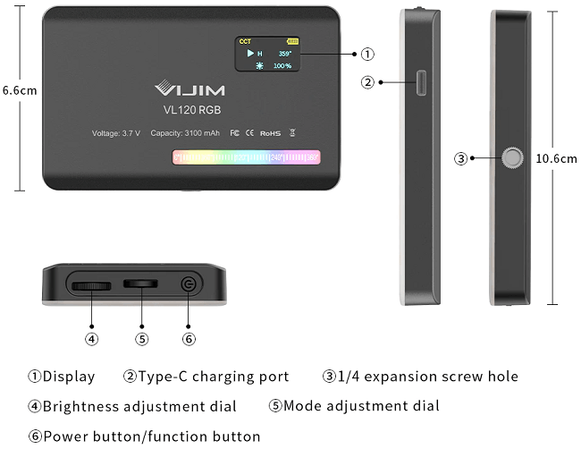 Đèn VIJIM VL120