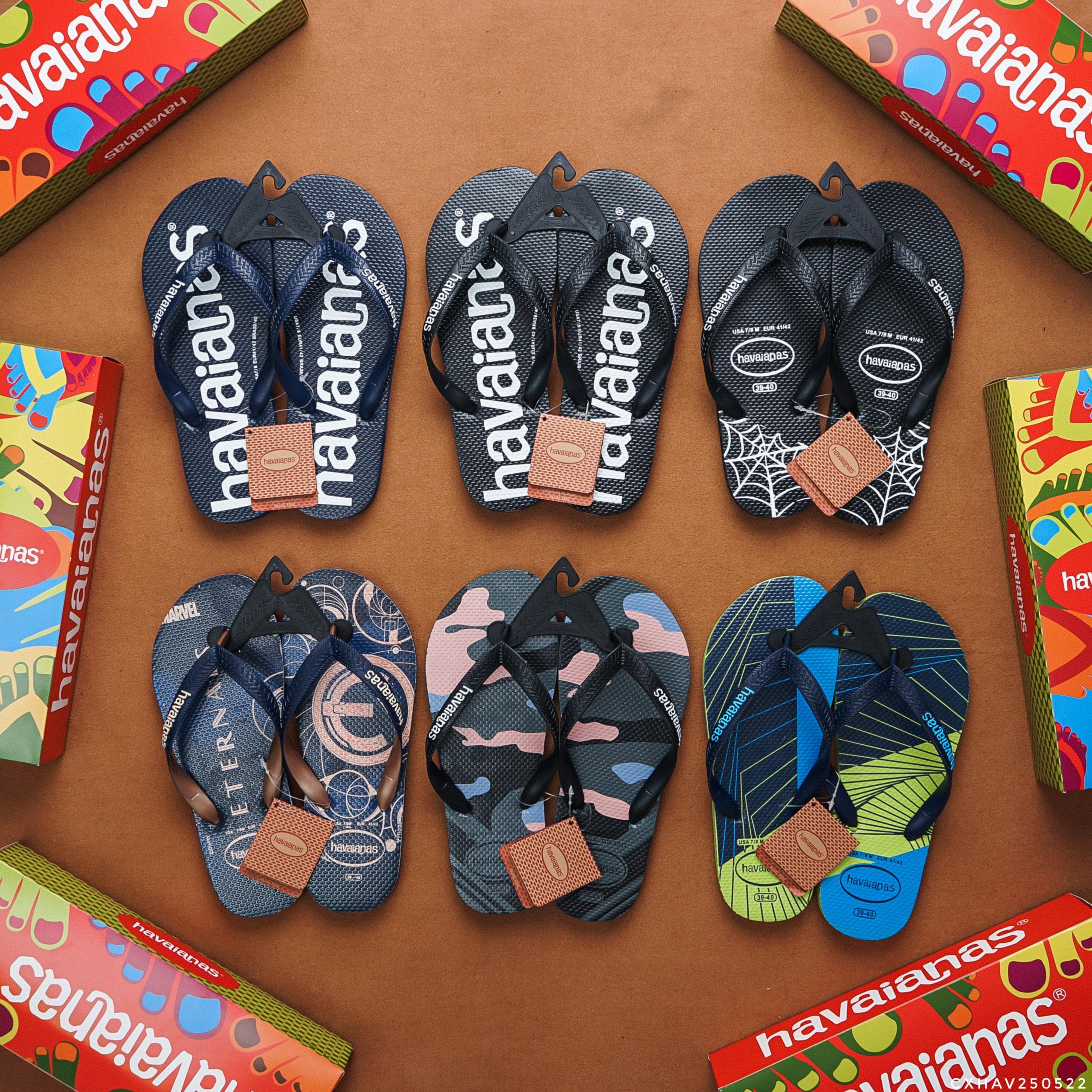 Dép Havaianas 5 colors new 2022 - Full Box  - Chất liệu: Cao su cao cấp ,chống trơn trượt, tăng độ bám