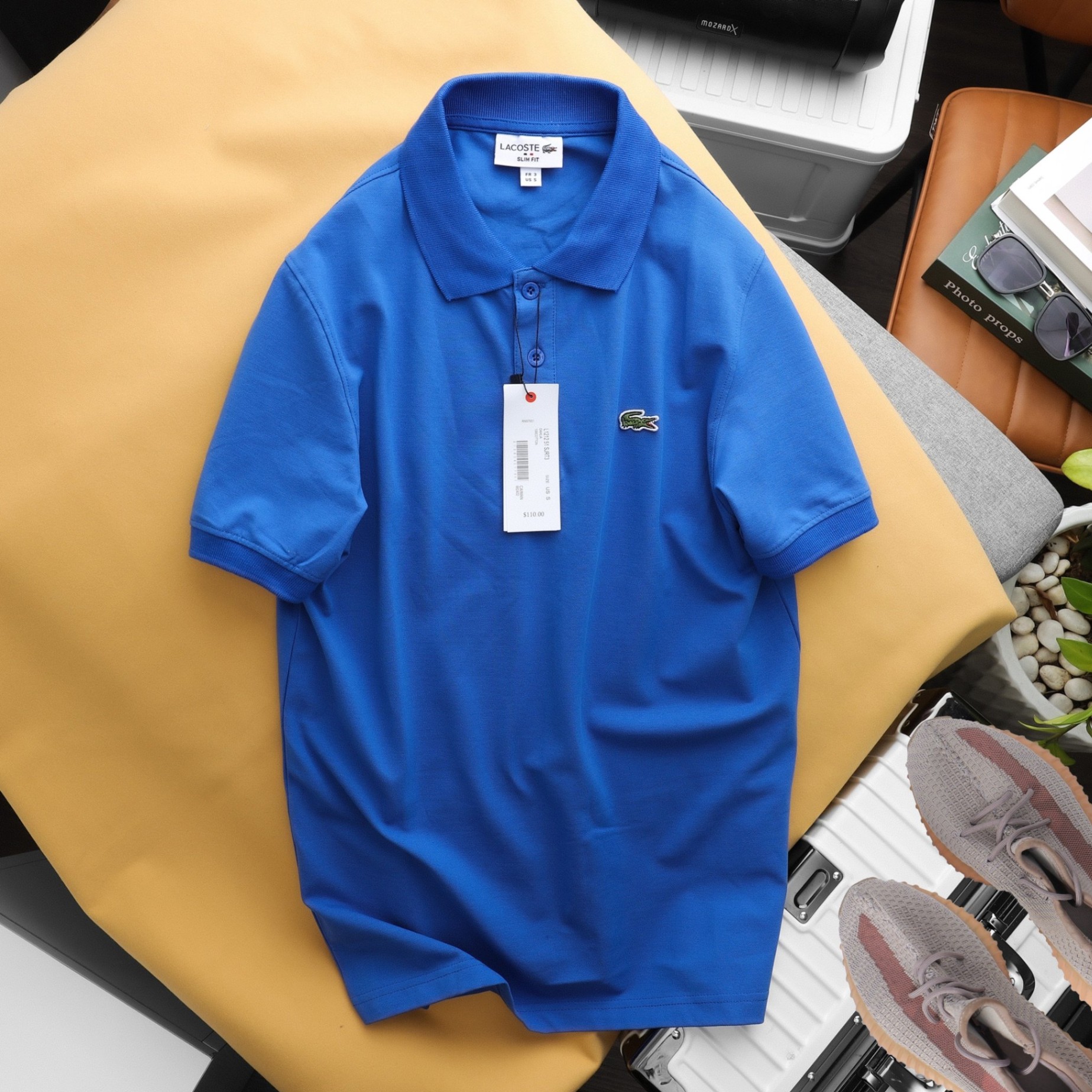 Áo Polo Nam Ngắn Tay Lacoste Trơn PL121