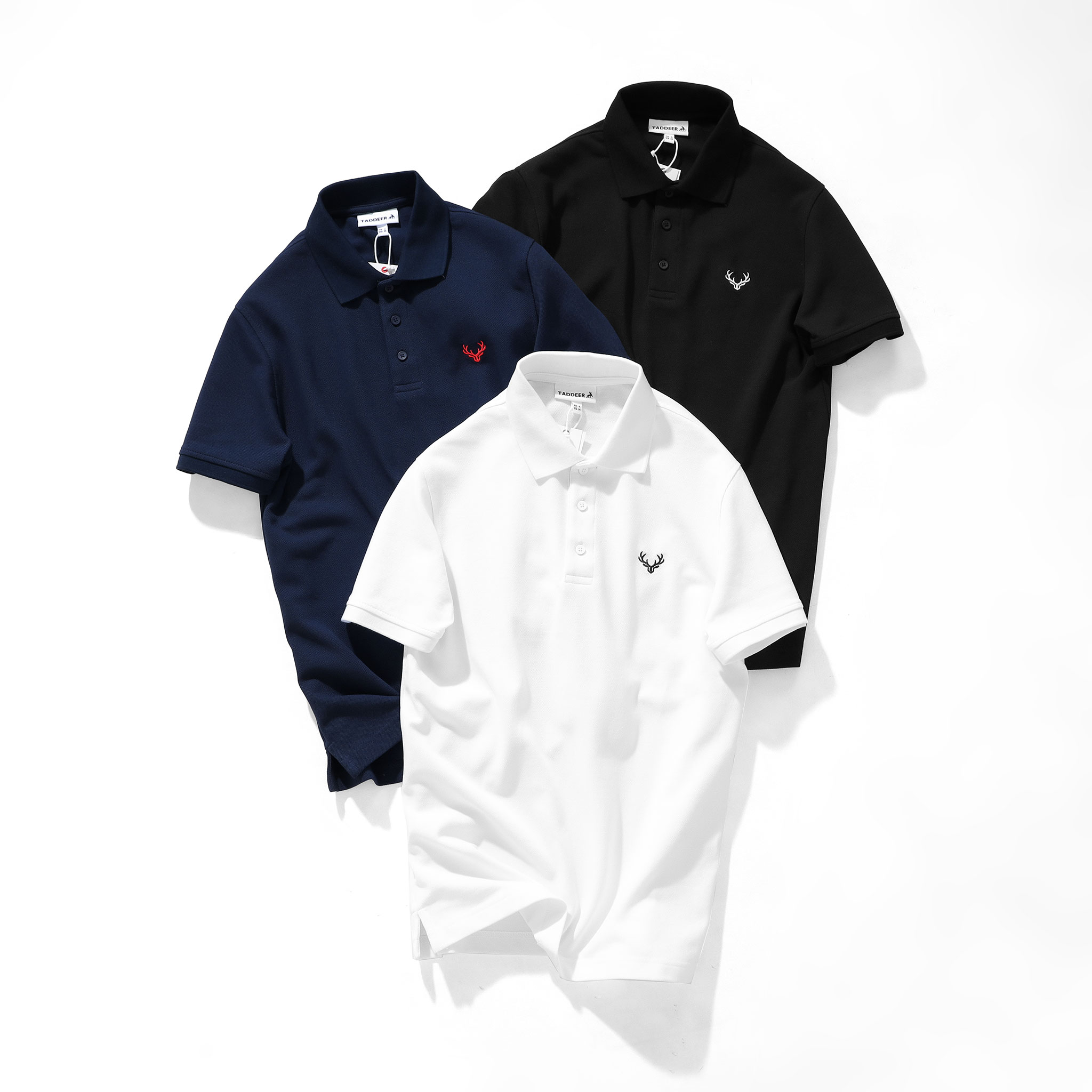 Áo Polo Nam Ngắn Tay Taddeer , Form slim, Chất liệu cotton Pique mềm mại, logo thêu nét căng, Hàng Chính Hãng - HUY2
