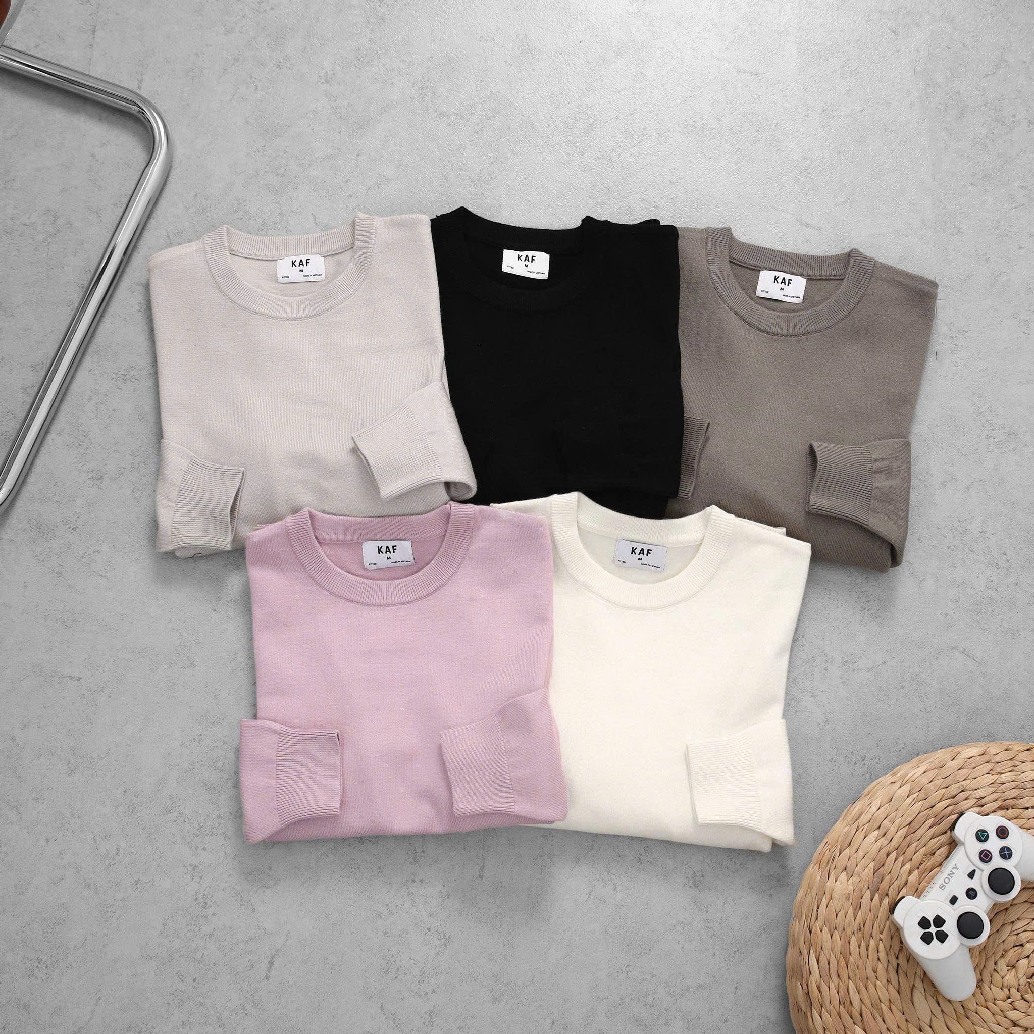 Áo len nam dài tay K.A.F Basic, chất lông thỏ Angora mềm mại ấm áp, form slimfit , VNXK - ALA1