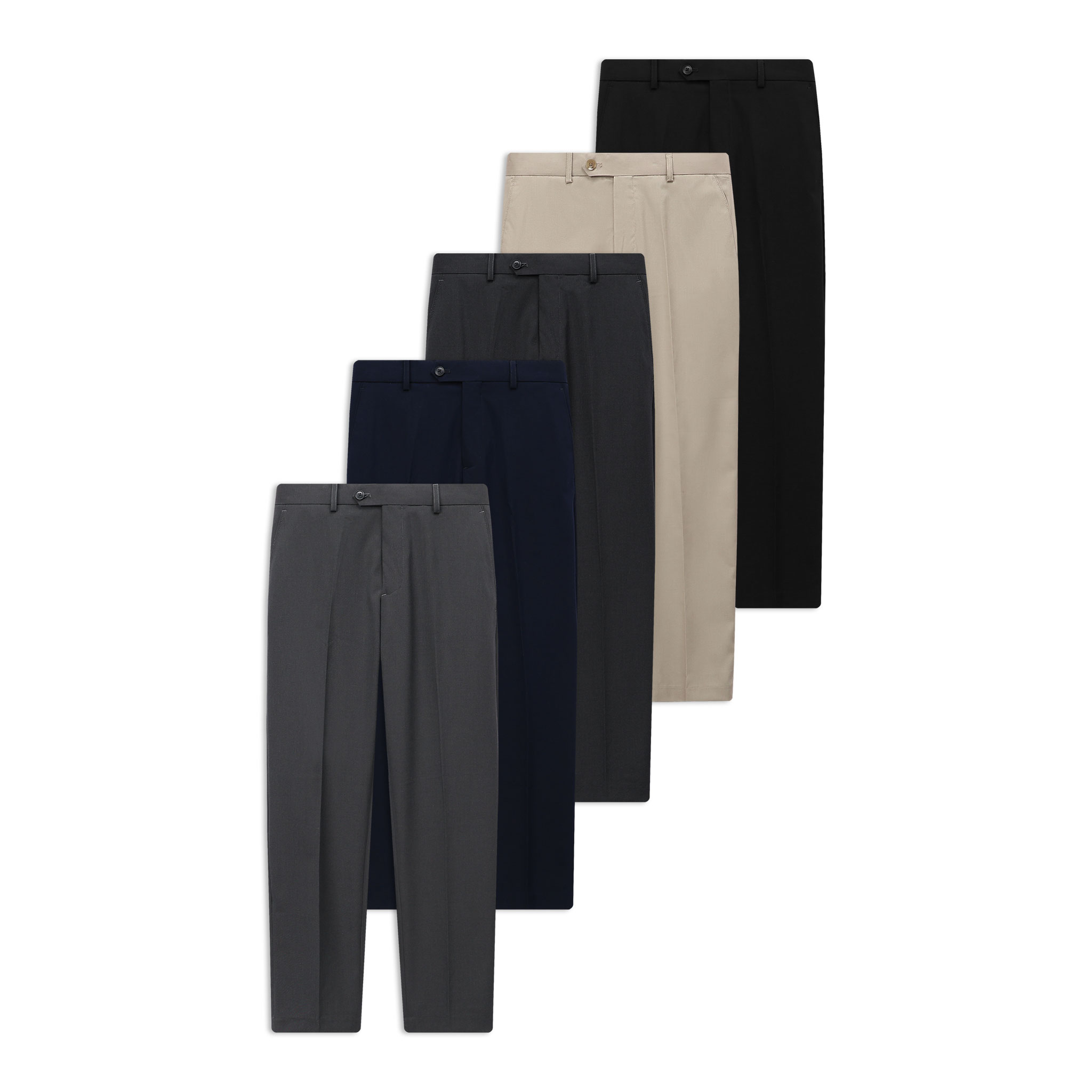 Quần Âu Dài Nam TADDEER, Form Slim-Fit, vải cotton spandex, co giãn nhẹ, Hàng Dư Xịn - AL22