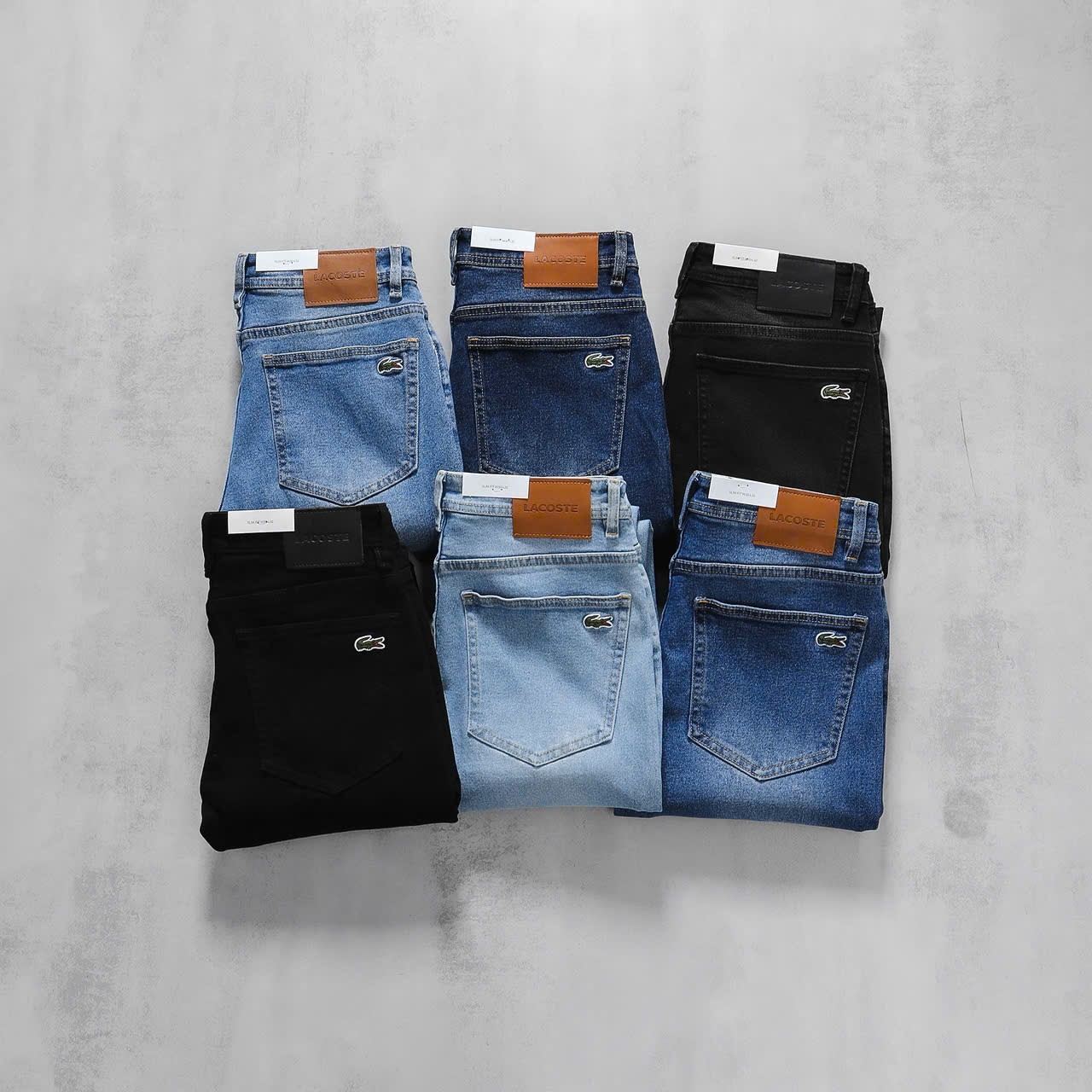 Quần Jean Dài Nam Lacoste 6 Màu Basic , Form Slim-fit, chất vải co giãn nhẹ, chuẩn form hàng dư xịn - J100