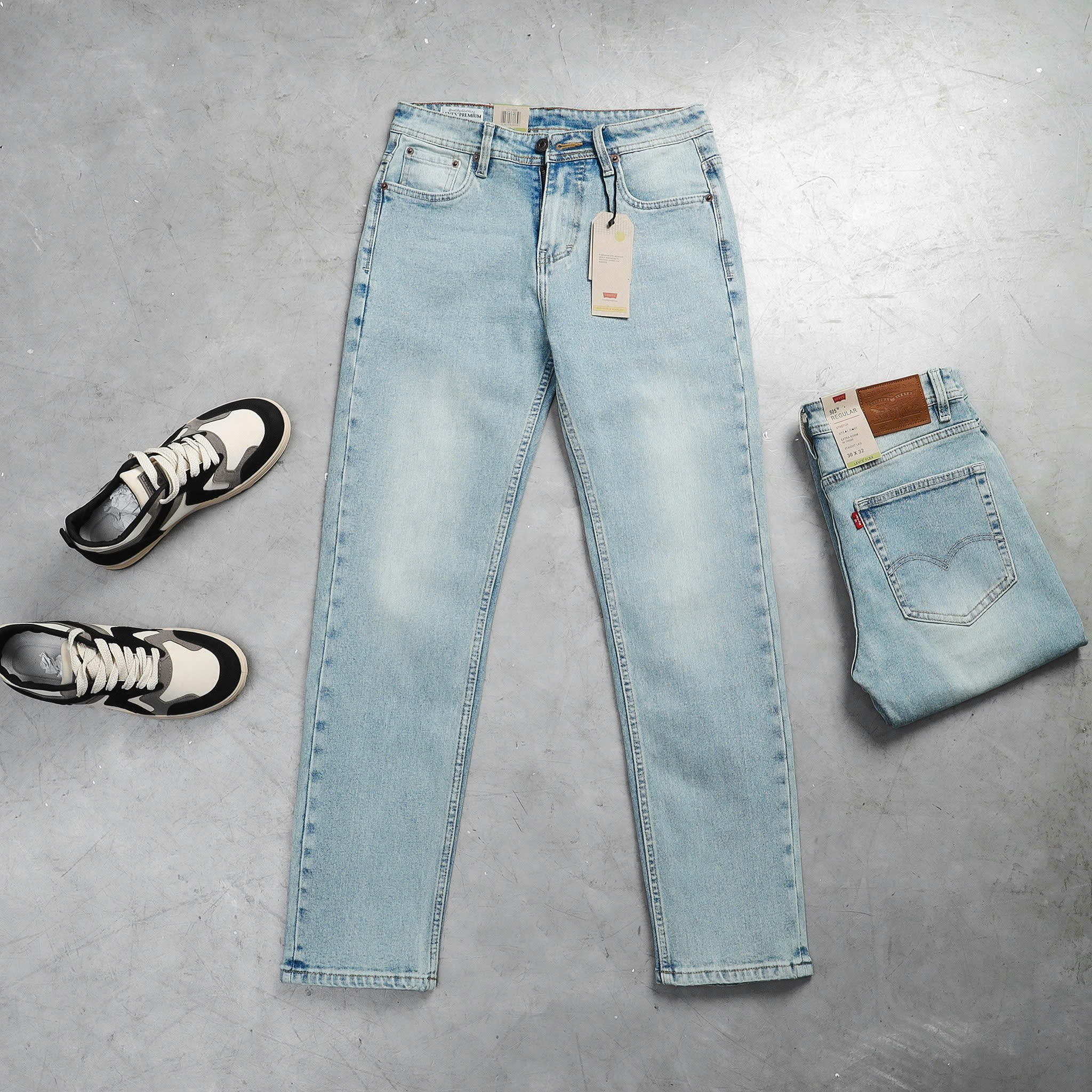 Quần Jean Dài Nam Levi's 505, Form Suông Regular-Fit, chất vải jean ...