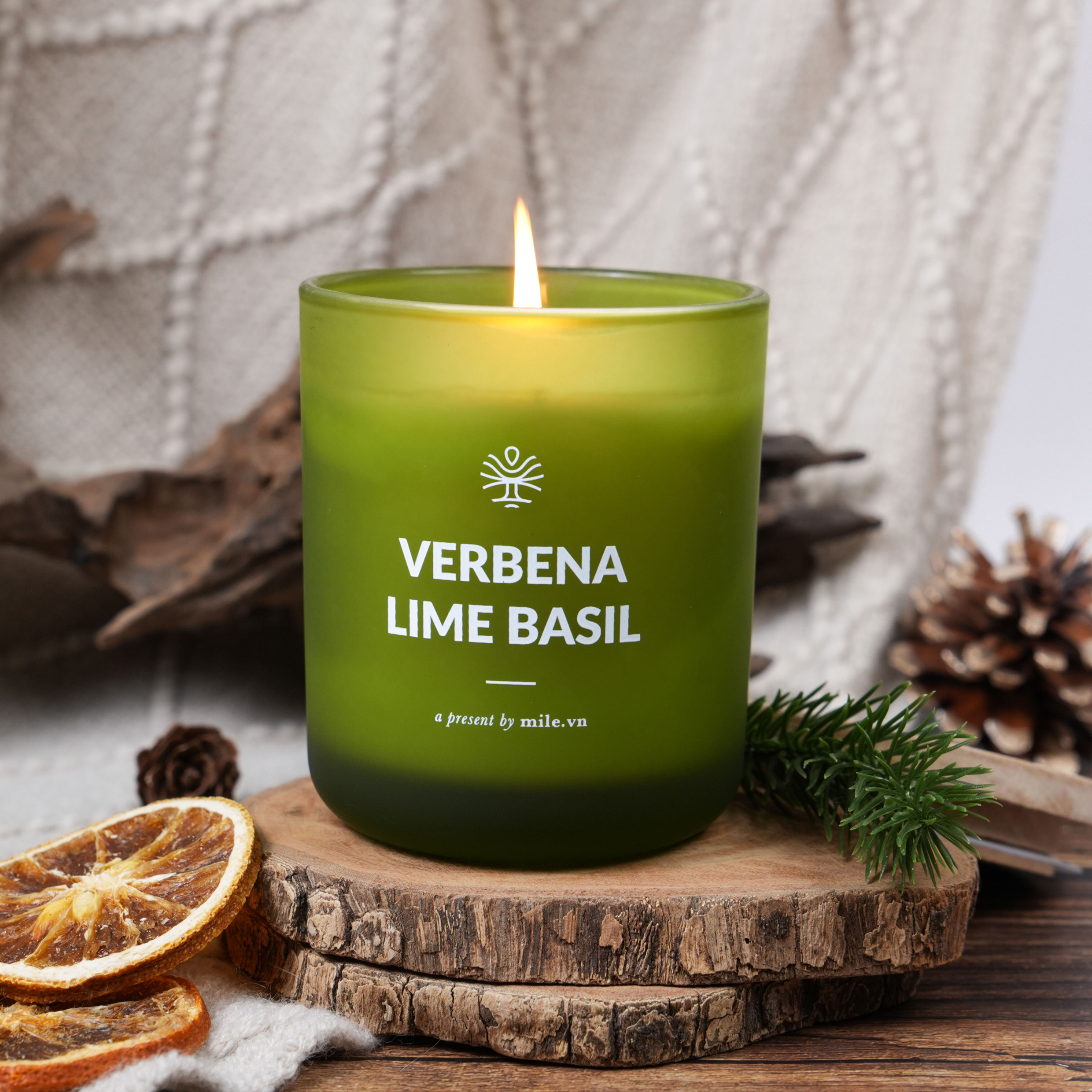 Nến thơm Verbena Lime Basil