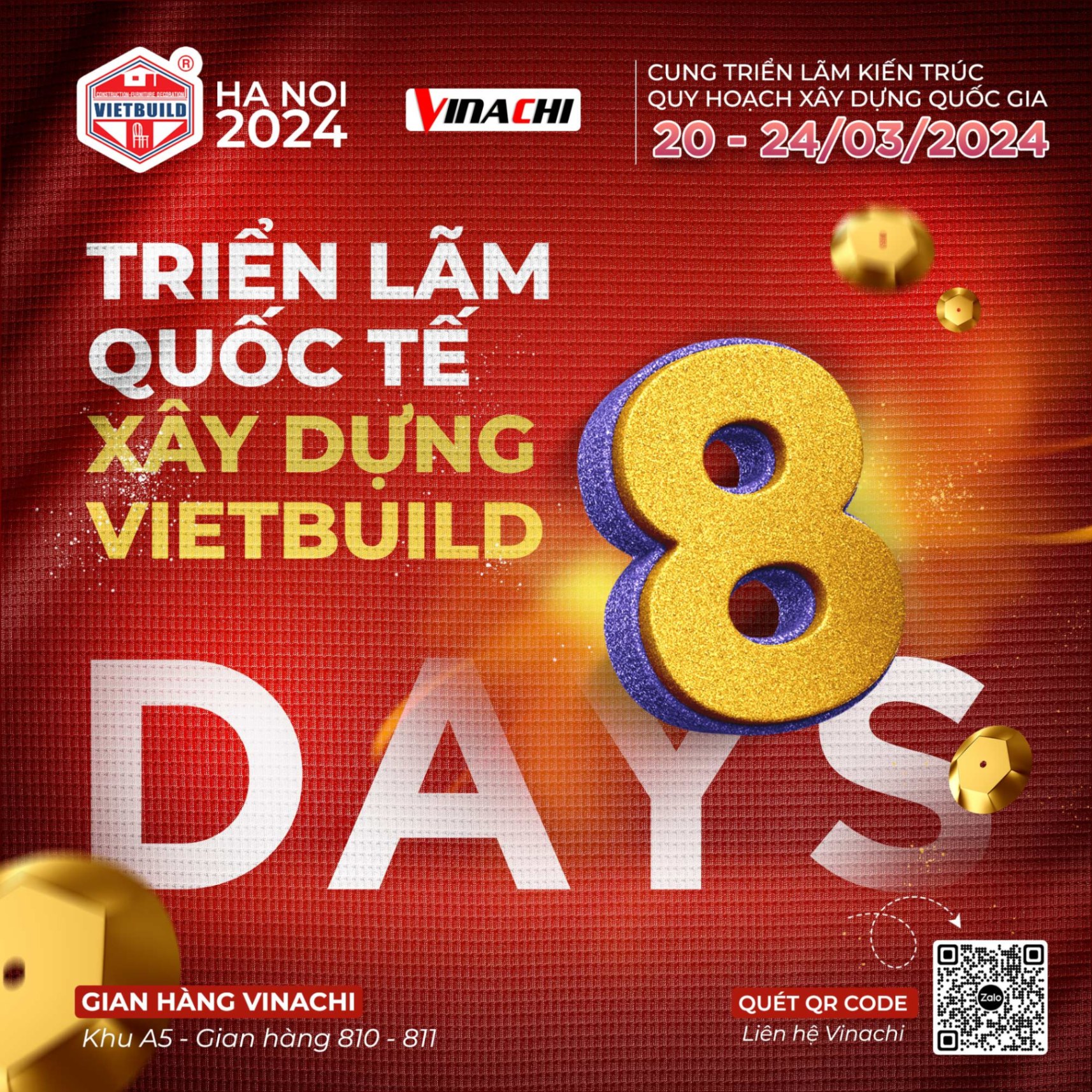 TRIỂN LÃM QUỐC TẾ XÂY DỰNG VIETBUILD HÀ NỘI 2024 - GIAI ĐOẠN 1