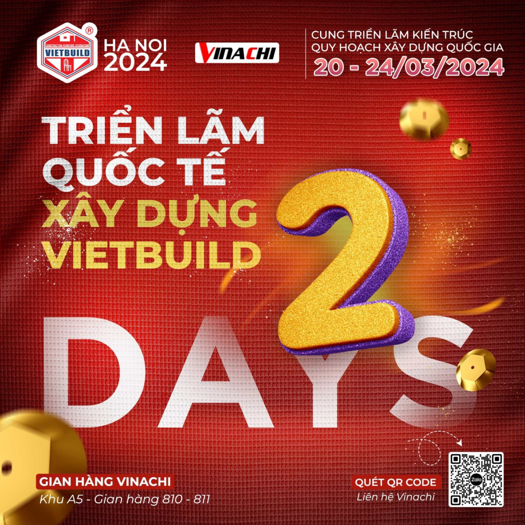 [2 ngày đếm ngược] Sự kiện TRIỂN LÃM QUỐC TẾ XÂY DỰNG VIETBUILD HÀ NỘI 2024 - GIAI ĐOẠN 1