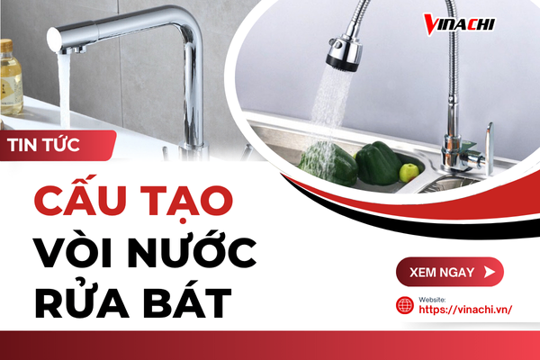 Cấu tạo vòi nước rửa bát và hướng dẫn cách lắp đặt đơn giản