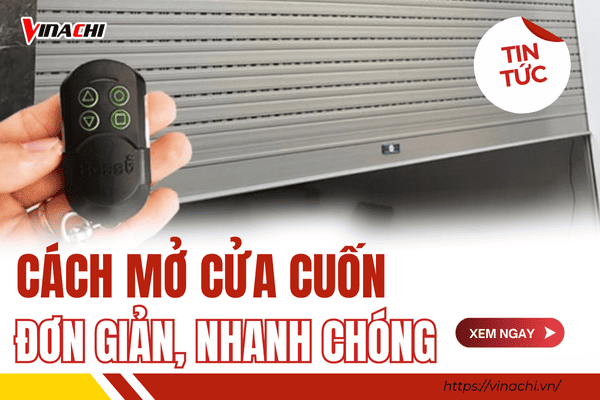 Hướng dẫn cách mở khoá cửa cuốn nhanh chóng, đơn giản