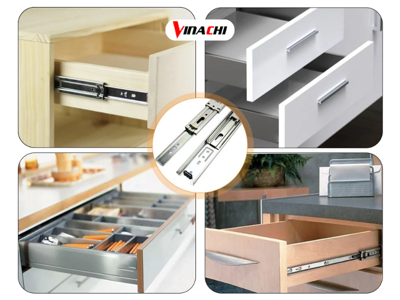 Cách tháo lắp ngăn kéo ray trượt khay inox đơn giản