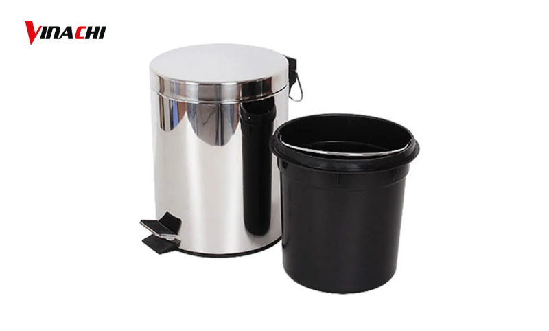Thùng rác inox đạp chân