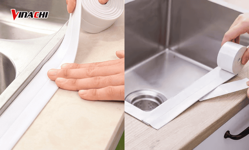 Nguyên nhân khiến cần bịt khe hở chậu rửa bát và bàn đá