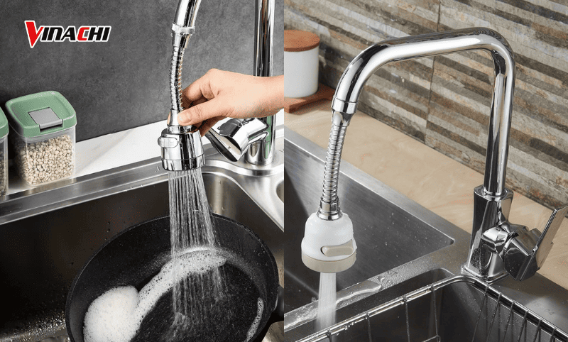 Vòi rửa chén tăng áp