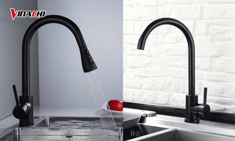 Vòi rửa bát 2 đường nước nóng lạnh