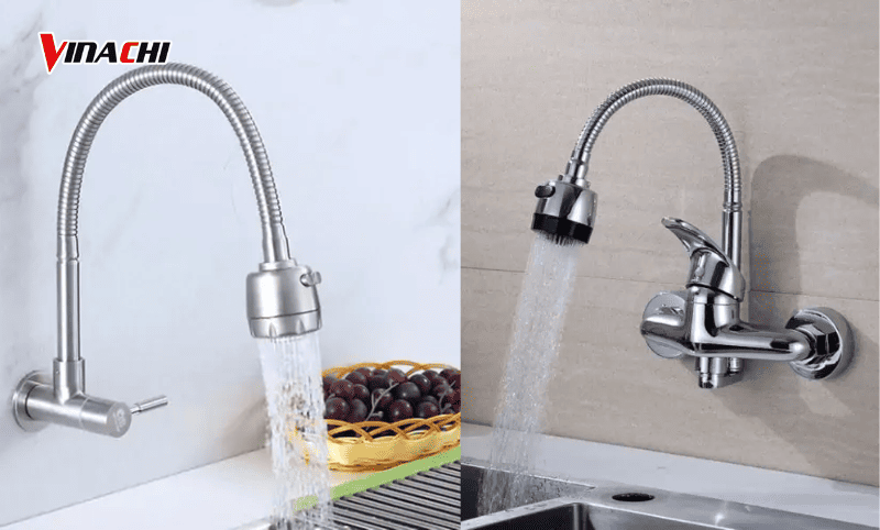 Hướng dẫn lắp đặt vòi rửa bát gắn tường