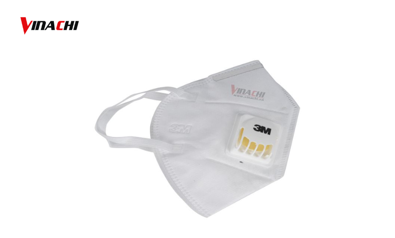 Khẩu trang 3M chính hãng có dây đeo chắc chắn, êm ái, đàn hồi tốt
