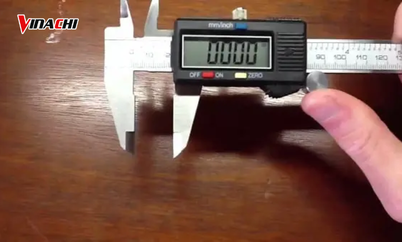 Lỗi thước kẹp hiển thị sai kết quả