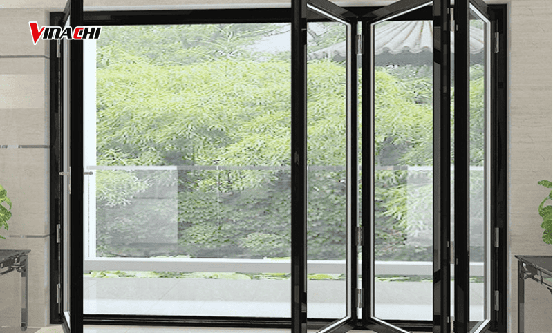 Cửa nhôm kính xếp gấp