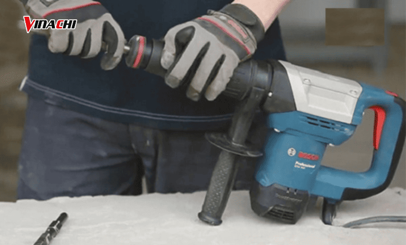 Hướng dẫn cách tháo và thay đầu mũi khoan SDS/SDS Plus