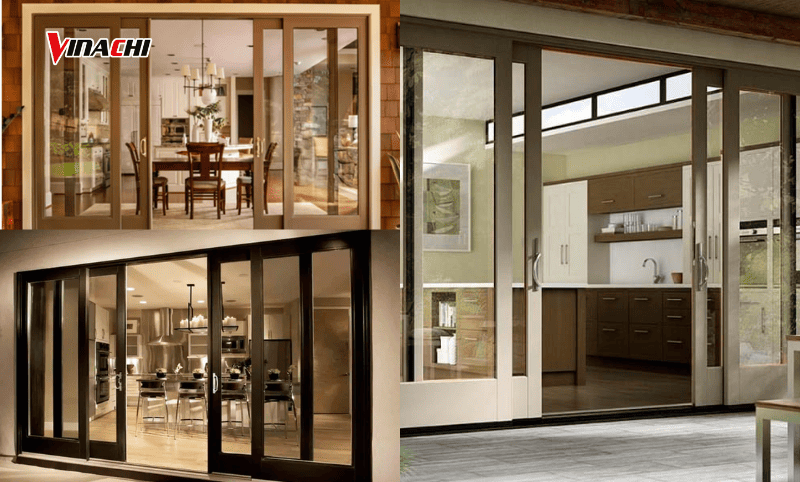 Cửa lùa nhôm kính