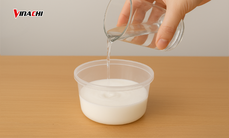 Một số điểm cần lưu ý khi tự pha keo sữa tại nhà
