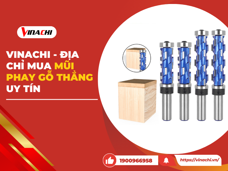 Mũi Phay Gỗ Thẳng - Công Cụ Tối Ưu Cho Các Công Việc Phay Gỗ Chính Xác