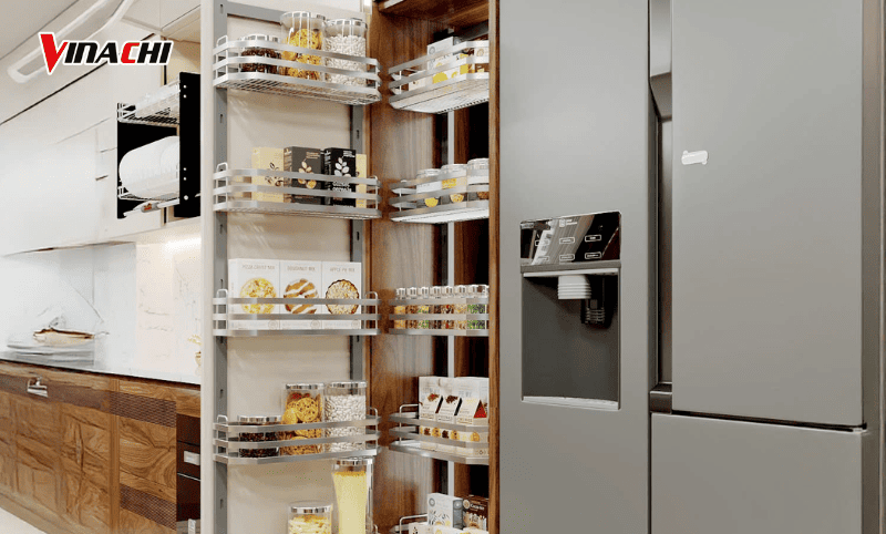 Cần lựa chọn phụ kiện phù hợp với kích thước tủ bếp