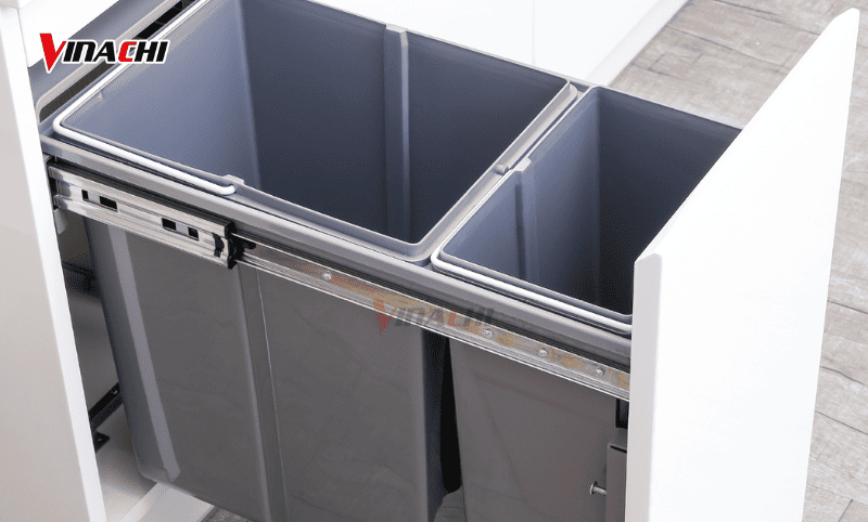 Lựa chọn đúng thùng đựng rác giúp tối ưu diện tích không gian bếp