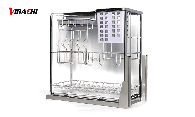 Giá để dao thớt làm bằng chất liệu inox 304
