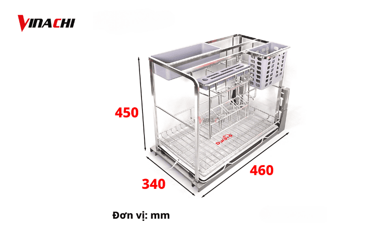 Giá để dao thớt 400