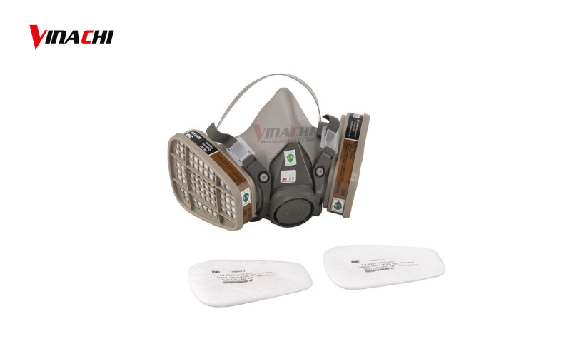 Mặt nạ chống độc 3M - 6200 kèm phin lọc 6001